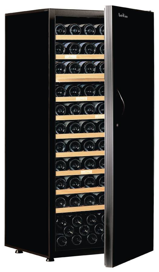 アルテビノ最大150本・棚10枚レギュラ扉/単一温度ワインセラー- ワインセラーを特価販売